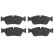 Brake Pad Set, disc brake COTEC GDB1625 TRW, Thumbnail 5