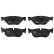 Brake Pad Set, disc brake COTEC GDB1626 TRW, Thumbnail 4