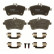 Brake Pad Set, disc brake COTEC GDB1628 TRW, Thumbnail 3