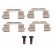 Brake Pad Set, disc brake COTEC GDB1628 TRW, Thumbnail 6