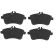 Brake Pad Set, disc brake COTEC GDB1628 TRW, Thumbnail 7