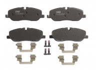 Brake Pad Set, disc brake COTEC GDB1631 TRW