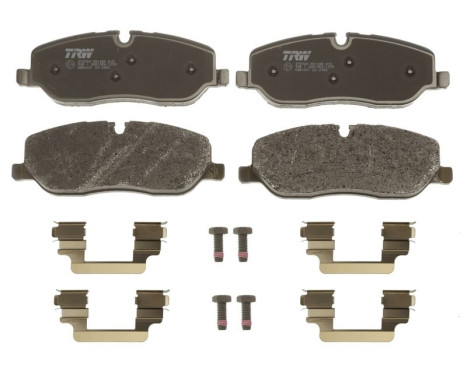 Brake Pad Set, disc brake COTEC GDB1631 TRW, Image 3