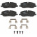 Brake Pad Set, disc brake COTEC GDB1631 TRW, Thumbnail 4