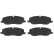 Brake Pad Set, disc brake COTEC GDB1631 TRW, Thumbnail 5