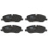 Brake Pad Set, disc brake COTEC GDB1631 TRW, Thumbnail 6