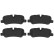 Brake Pad Set, disc brake COTEC GDB1632 TRW, Thumbnail 5