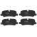 Brake Pad Set, disc brake COTEC GDB1632 TRW, Thumbnail 6