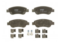 Brake Pad Set, disc brake COTEC GDB1633 TRW