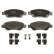 Brake Pad Set, disc brake COTEC GDB1633 TRW, Thumbnail 4