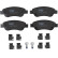 Brake Pad Set, disc brake COTEC GDB1633 TRW, Thumbnail 3