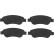 Brake Pad Set, disc brake COTEC GDB1633 TRW, Thumbnail 4