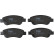 Brake Pad Set, disc brake COTEC GDB1633 TRW, Thumbnail 5