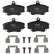 Brake Pad Set, disc brake COTEC GDB1634 TRW, Thumbnail 4