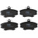 Brake Pad Set, disc brake COTEC GDB1634 TRW, Thumbnail 6