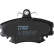 Brake Pad Set, disc brake COTEC GDB1634 TRW, Thumbnail 7