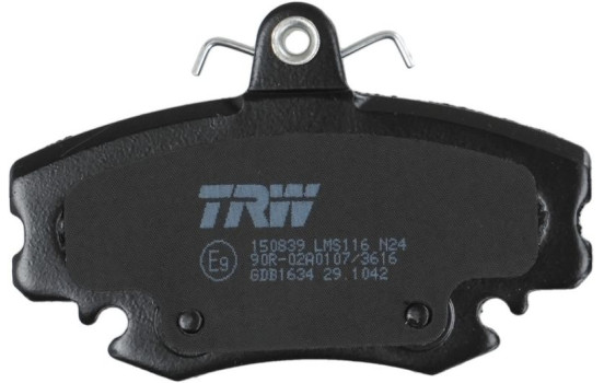 Brake Pad Set, disc brake COTEC GDB1634 TRW, Image 7