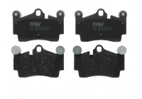 Brake Pad Set, disc brake COTEC GDB1653 TRW