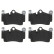 Brake Pad Set, disc brake COTEC GDB1653 TRW, Thumbnail 5