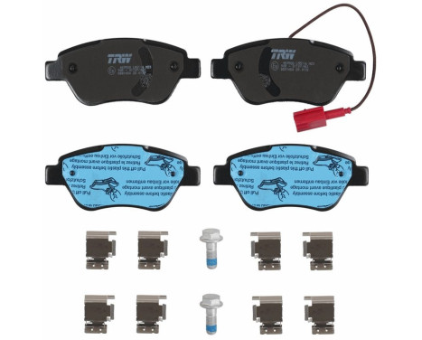 Brake Pad Set, disc brake COTEC GDB1654 TRW, Image 4