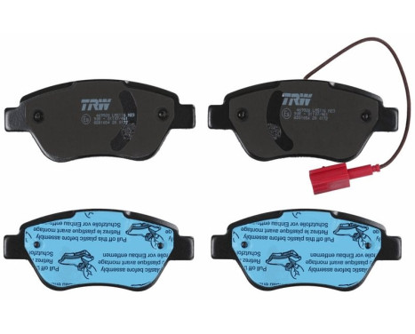 Brake Pad Set, disc brake COTEC GDB1654 TRW, Image 6