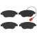 Brake Pad Set, disc brake COTEC GDB1655 TRW, Thumbnail 6
