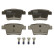 Brake Pad Set, disc brake COTEC GDB1665 TRW, Thumbnail 3