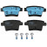 Brake Pad Set, disc brake COTEC GDB1665 TRW, Thumbnail 4