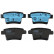 Brake Pad Set, disc brake COTEC GDB1665 TRW, Thumbnail 6