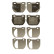 Brake Pad Set, disc brake COTEC GDB1666 TRW, Thumbnail 3