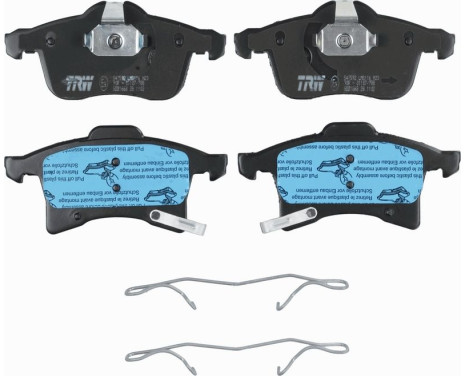 Brake Pad Set, disc brake COTEC GDB1668 TRW, Image 3