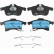 Brake Pad Set, disc brake COTEC GDB1668 TRW, Thumbnail 3