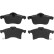 Brake Pad Set, disc brake COTEC GDB1668 TRW, Thumbnail 4