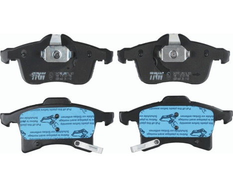 Brake Pad Set, disc brake COTEC GDB1668 TRW, Image 5