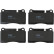 Brake Pad Set, disc brake COTEC GDB1670 TRW, Thumbnail 3