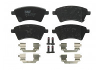 Brake Pad Set, disc brake COTEC GDB1673 TRW
