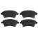 Brake Pad Set, disc brake COTEC GDB1673 TRW, Thumbnail 5