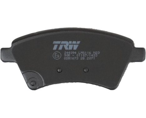 Brake Pad Set, disc brake COTEC GDB1673 TRW, Image 6