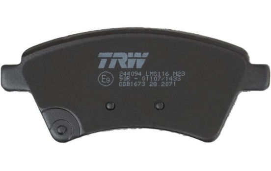 Brake Pad Set, disc brake COTEC GDB1673 TRW, Image 6