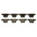 Brake Pad Set, disc brake COTEC GDB1674 TRW, Thumbnail 3
