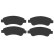 Brake Pad Set, disc brake COTEC GDB1677 TRW, Thumbnail 4