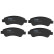 Brake Pad Set, disc brake COTEC GDB1677 TRW, Thumbnail 5