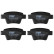 Brake Pad Set, disc brake COTEC GDB1678 TRW, Thumbnail 5