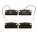 Brake Pad Set, disc brake COTEC GDB1679 TRW, Thumbnail 3