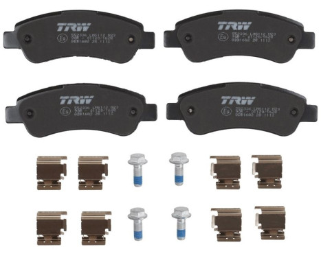 Brake Pad Set, disc brake COTEC GDB1682 TRW, Image 4