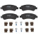 Brake Pad Set, disc brake COTEC GDB1682 TRW, Thumbnail 4