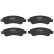 Brake Pad Set, disc brake COTEC GDB1682 TRW, Thumbnail 6