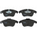 Brake Pad Set, disc brake COTEC GDB1683 TRW, Thumbnail 3