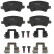 Brake Pad Set, disc brake COTEC GDB1685 TRW, Thumbnail 4