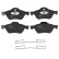 Brake Pad Set, disc brake COTEC GDB1687 TRW, Thumbnail 4